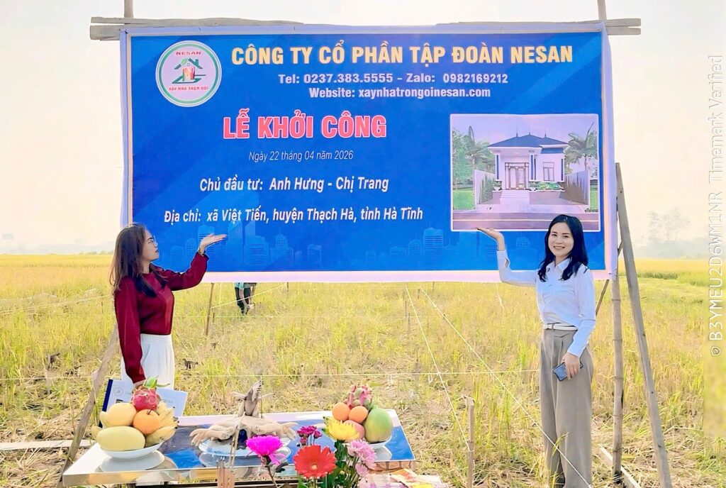 🎉 LỄ KHỞI CÔNG CÔNG TRÌNH – HÀ TĨNH 🎉 Mỗi công trình khởi công không chỉ là bắt đầu một ngôi nhà, mà là khởi đầu cho một hành trình xây dựng tổ ấm – nơi chứa đựng yêu thương và hy vọng. Hôm nay, NESAN vinh dự đồng hành cùng 🏡 Chủ đầu tư: Anh Hưng – Chị Trang trong lễ khởi công đầy ý nghĩa tại Hà Tĩnh. 🔨 Từng nhát cuốc đầu tiên không chỉ đặt nền móng cho công trình, mà còn đặt nền móng cho một tương lai an cư vững chắc. ✨ NESAN xin gửi lời chúc: ✔ Khởi công hanh thông – mọi sự thuận lợi ✔ Thi công an toàn – vững vàng từng giai đoạn ✔ Sớm hoàn thiện tổ ấm như mong đợi – bền đẹp theo năm tháng 💪 Với NESAN, mỗi công trình là một lời cam kết: Làm bằng tâm – xây bằng trách nhiệm – đồng hành đến khi gia chủ an tâm tuyệt đối 📞 Hotline: 0237.383.5555 – 0385.640.761 👉 NESAN – Không chỉ xây nhà, chúng tôi xây dựng tổ ấm!